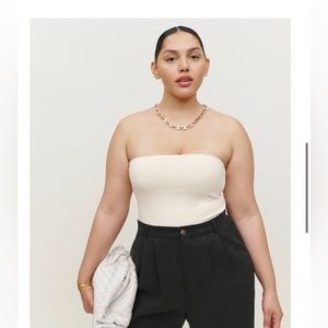 Reformation Ivory Tube Top - size S
